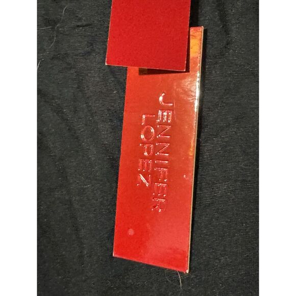 Jennifer Lopez · Large · Asymmetrical Burnout Dress · Lined Jersey Mineral Black - Picture 6 of 13